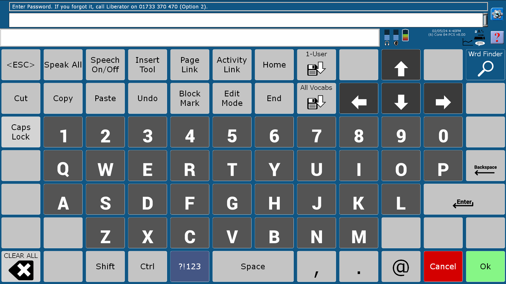 Disable Toolbox Restrictions using a Password